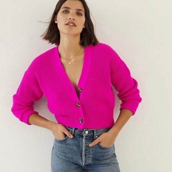 Anthropologie Sweaters - NWT Anthropologie Maeve Sunny Cropped Cardigan
